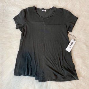 🆕 NWT! Wilt Asymmetrical Mesh Block T-Shirt